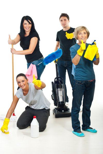 cleaning team